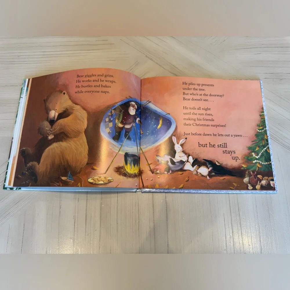 Bear Stays Up for Christmas – Children’s Book by Karma Wilson & Jane Chapman - Picture 11 of 12